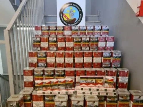 A31: 38 kg de tabac saisis ce week-end par la Gendarmerie